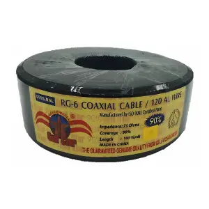 Rollo Cable Coaxial RG-6 90% Cobertura 1