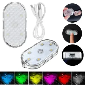 Luz LED Táctil Adhesiva Para Techo Carro
