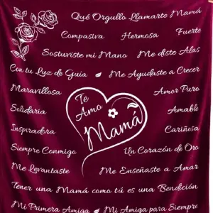Manta idea de regalo para madre