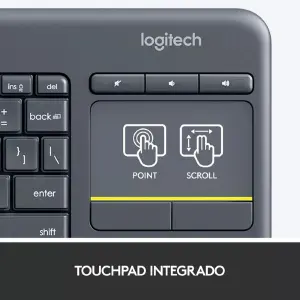 Teclado Logitech K400 Plus Inalambrico M