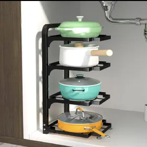 Organizador de Ollas: ¡Revoluciona tu Cocina! - Organizador de ollas