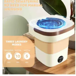 Mini lavadora plegable