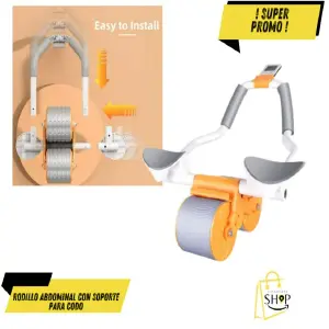 Rodillo Abdominal Con Soporte Para Codo