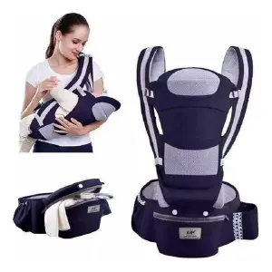 Canguro Cargador Silla Bebè Azul Oscuro