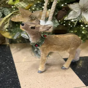 MUÑECO NAVIDAD BAMBI DE PIE