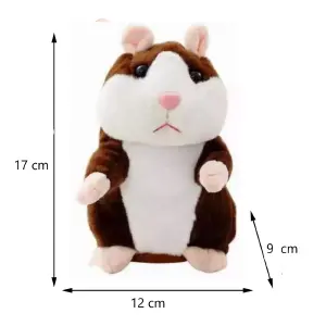 Juguete Peluche Hamster Habla Repite