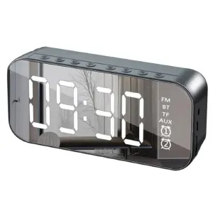 Radio Reloj Despertador Bluetooth Portátil K-10: ¡Tu compañero de música y estilo de vida! - Speaker Radio Reloj Despertador K-10