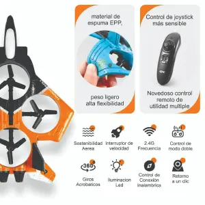 Avion Indestructible 4 helices Referenci
