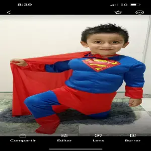 DISFRAZ SUPERMAN NIÑO COSPLY