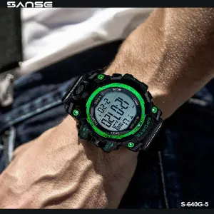RELOJ SANSE N/VERDE  DEP HOMBRE S-640G-5