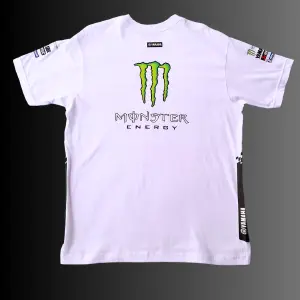 camiseta yamaha blanco - negro motogp