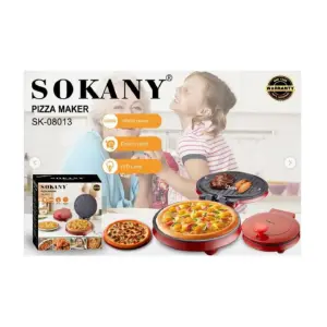 MAQUINA DE HACER PIZZA SOKANY SK-08013