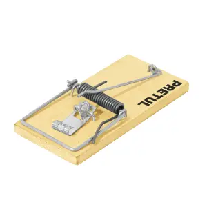 Trampa Raton Madera 4'' X 2Unid
