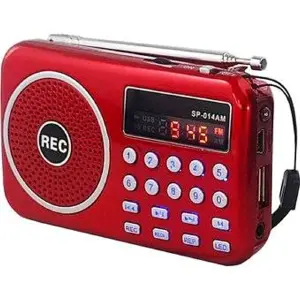 Radio Recargable De Bolsillo FM-AM-USB