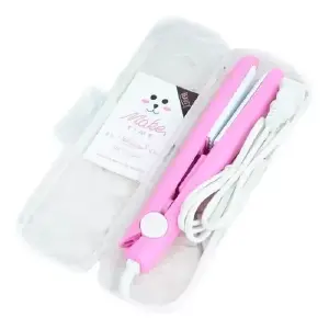 mini plancha de cabello viajera