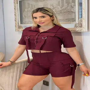 Conjunto 2 piezas chaleco y Short 2108