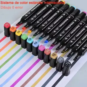 Kit De Marcadores De 80 Pzs Doble Punta