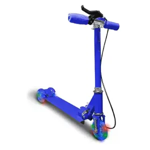 Patineta Sencilla Metalizada Azul