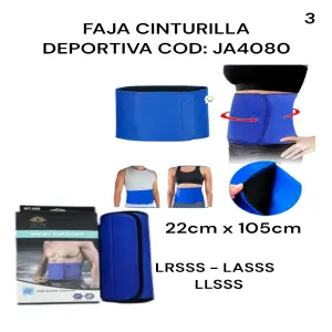 FAJA CINTURILLA DEPORTIVA JA4080-74