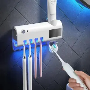 DISPENSADOR DE CREMA DENTAL UV: Higiene y Estilo en un Solo Producto - DISPENSADOR CREMA DENTAL UV