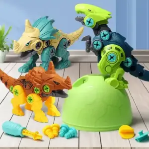 Juguete armable de dinosaurio