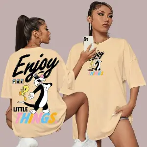 Camisetas grficas oversize - 731745