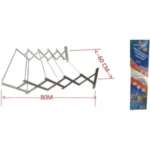 Tendedero Para Ropa Plegable En Aluminio