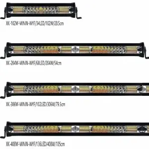 Barra led slim dual color 28cm 10 pulga