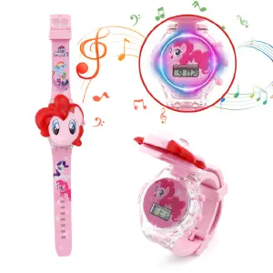 Reloj Niños Digital Luz Sonido Tapa Infa