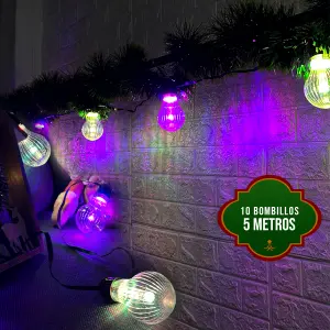 Extension Bombillos X10 Luces 5m 1607