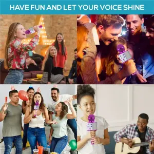 Microfono Karaoke Bluetooth / Fm / Usb