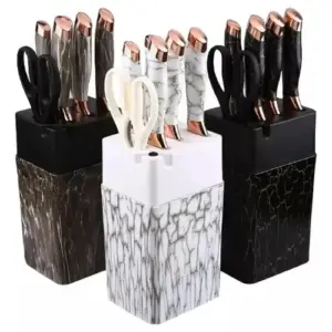 Set Cuchillos 7 Piezas Cerámica