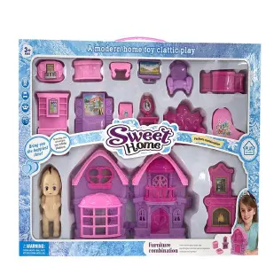 NIÑAS JUGUETES CASA MUEBLES VILL