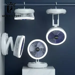 VENTILADOR LAMPARA colgable recargable p