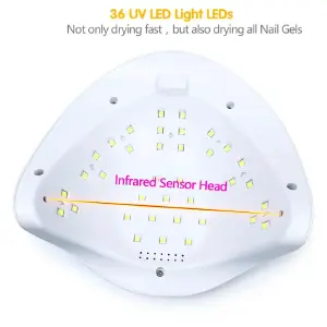 Lampara Uñas SunX 54 W