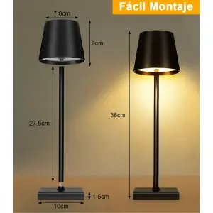 Lampara De Mesa Inalambrica Led Tactil