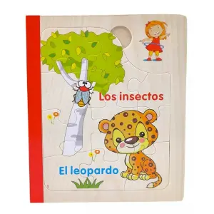 Libro Rompecabezas Animales Madera Jugue