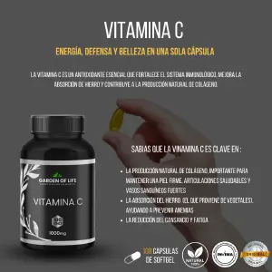 Vitamina C Garden Of Life con R.Invima