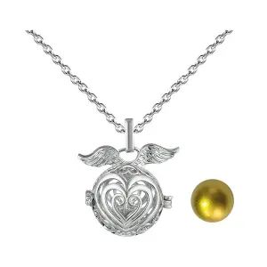 Collar Llamador De Angel Corazon Corazon