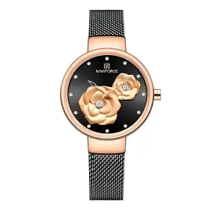 Reloj Naviforce Casual Nf5013 Flor Mujer