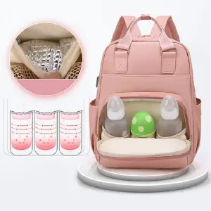 Bolso pañalera tipo morral