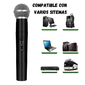 Kit Microfonos Inalambricos Wvngr Sm-58