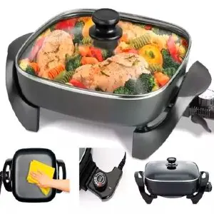 Olla Eléctrica sokany Frying Pan1500w