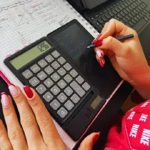 Calculadora notepad digital