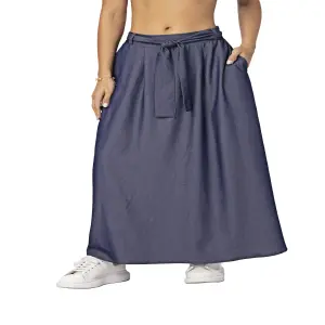 FALDA EN INDIGO CHAMBRAY ref. 8754