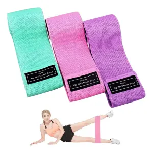 Conjunto de Bandas Elásticas de Tela: ¡Eleva Tu Entrenamiento al Máximo! - Set De Bandas Resistente Elastica En Tel