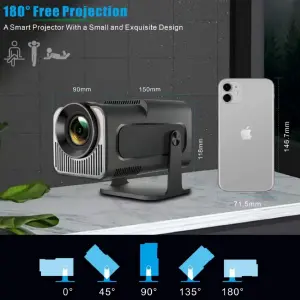Proyector HY 320 MINI. 10.000 Lumenes
