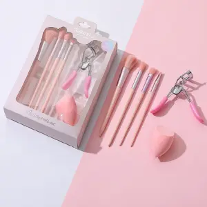 Set de Brochas + Encrespador y Blender