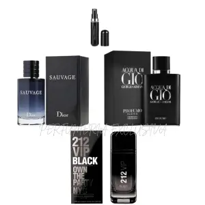 Sauvage+acqua di guió+212 vip black+perf