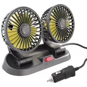 Ventilador Para Carro 2 Cabezas